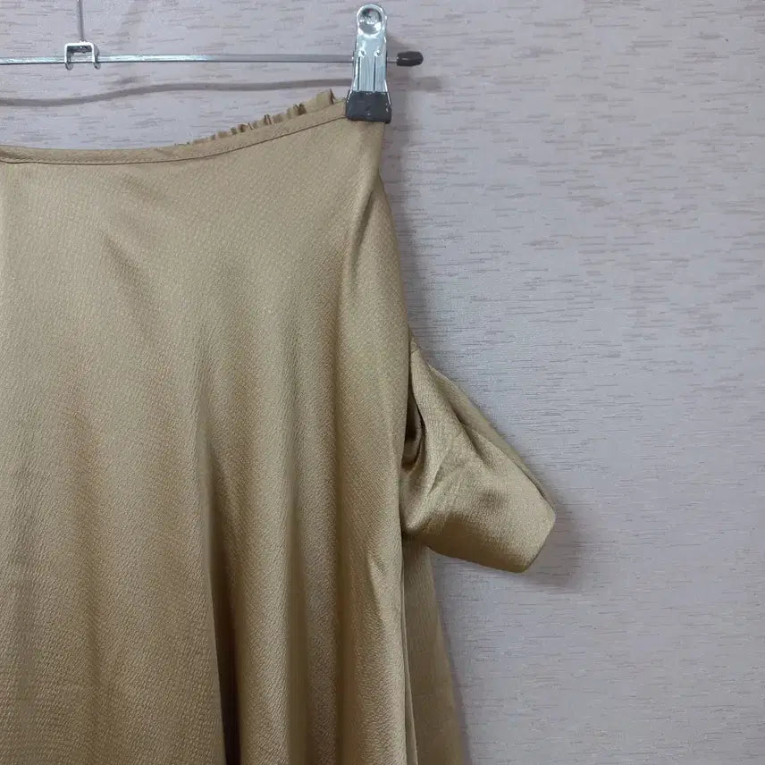 [BUNJANG] Beige Long Skirt for Women / B4-15/베이지 롱스커트 여성