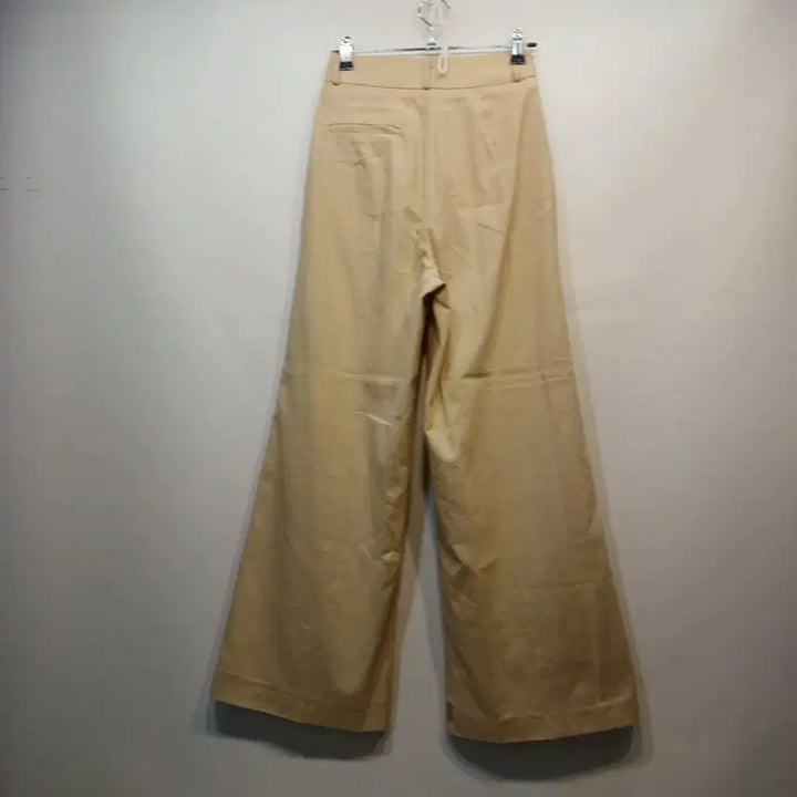 [BUNJANG] Beige Pleated Wide Pants 23 Size / 베이지 플리츠 와이드 팬츠23사이즈여름 64147