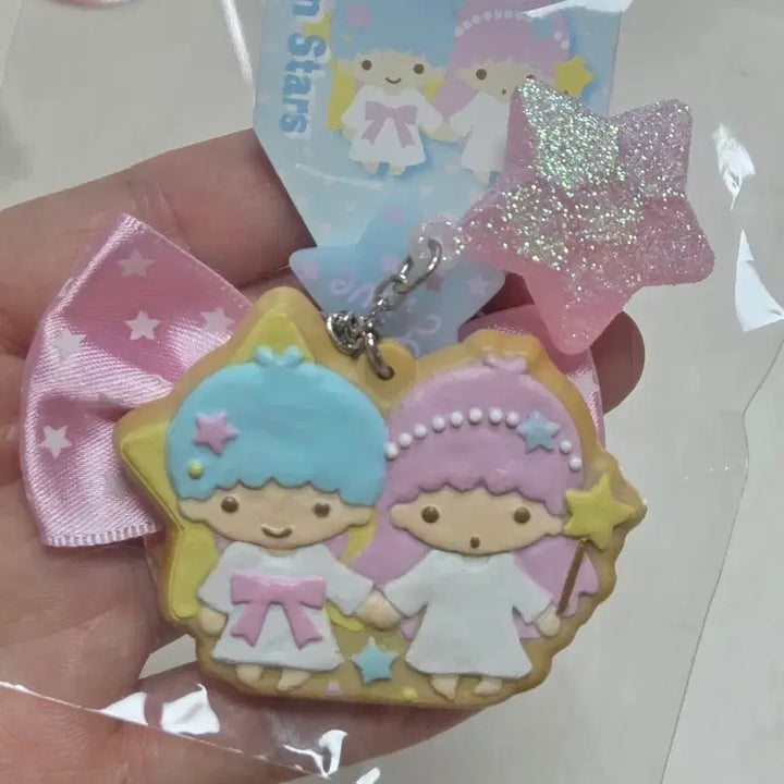 [BUNJANG] Kiki &amp; Lala Little Twin Stars Star Keyring / 고전키키라라 리틀트윈스타 쿠키 별 키링