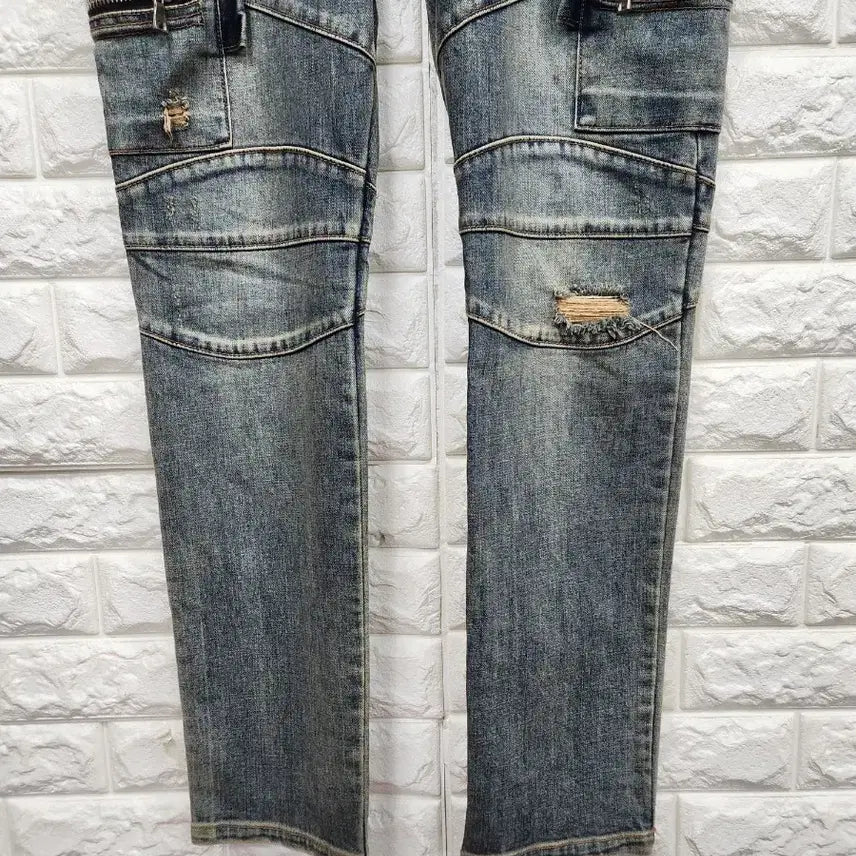 [BUNJANG] Dsquared2 K603 Denim Pants / 디스퀘어드 바이크진 데님팬츠 35인치 k603