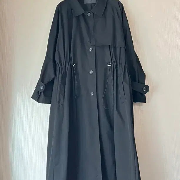 [BUNJANG] Celebrity Navy String Coat / 셀러브리티 스트링코트