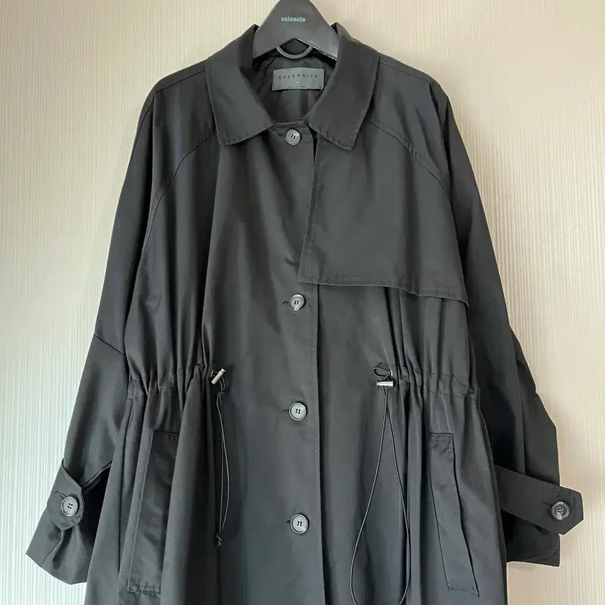 [BUNJANG] Celebrity Navy String Coat / 셀러브리티 스트링코트