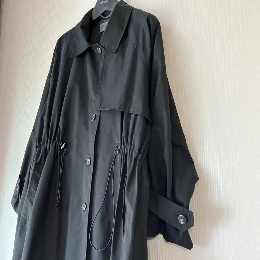 [BUNJANG] Celebrity Navy String Coat / 셀러브리티 스트링코트