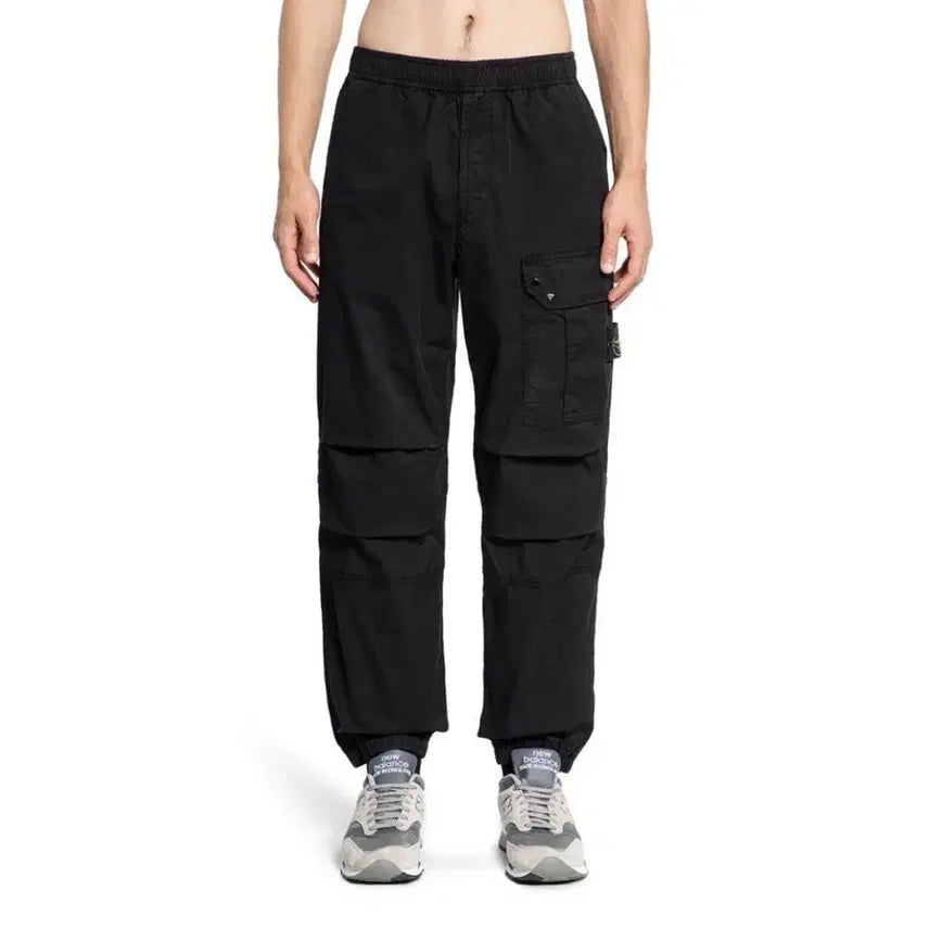 [BUNJANG] Stone Island Supima Cotton Twill Stretch Loose Fit Trousers / 스톤아일랜드 카고팬츠 수피마 코튼 트윌 스트레치 루즈핏