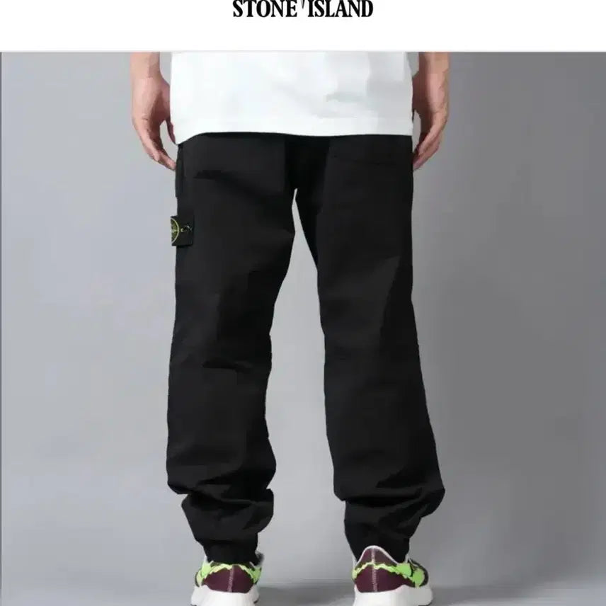 [BUNJANG] Stone Island Supima Cotton Twill Stretch Loose Fit Trousers / 스톤아일랜드 카고팬츠 수피마 코튼 트윌 스트레치 루즈핏