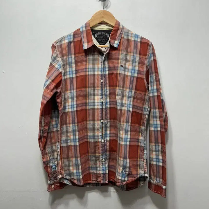 [SOLD OUT] 타미힐피거 데님 체크 셔츠 M
