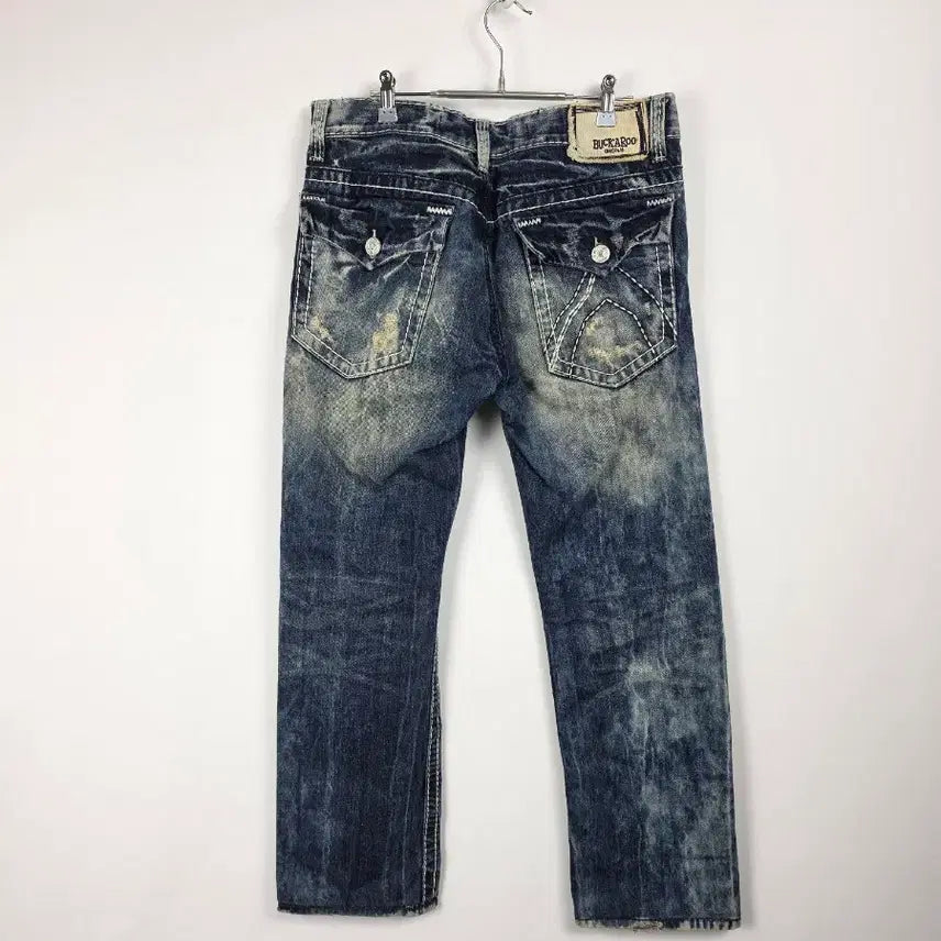 [BUNJANG] Burberry Mid-Wash Stitch Denim Pants Men&