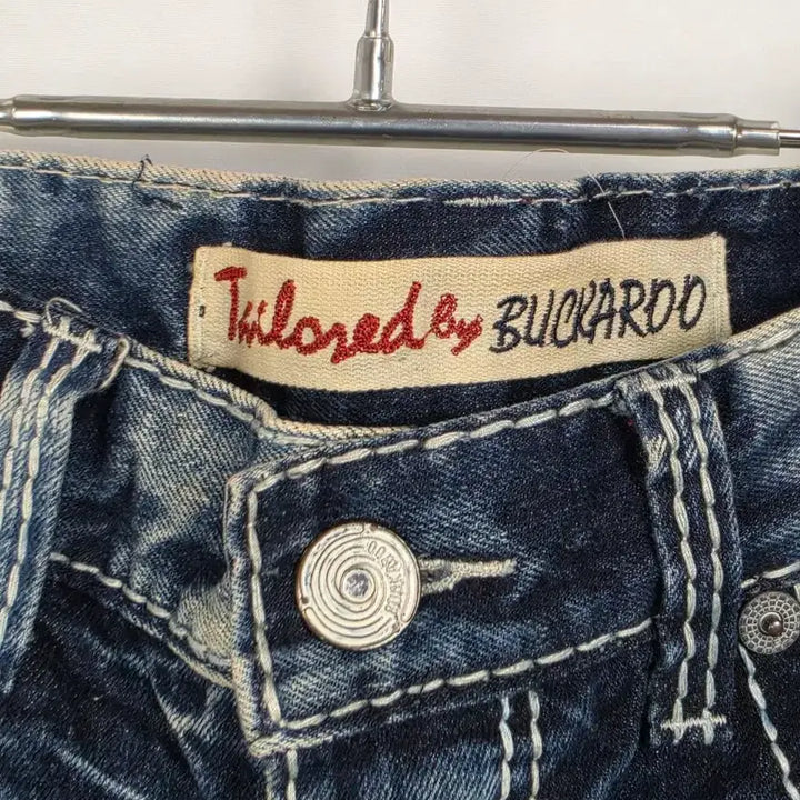 [BUNJANG] Burberry Mid-Wash Stitch Denim Pants Men&
