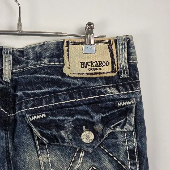 [BUNJANG] Burberry Mid-Wash Stitch Denim Pants Men&