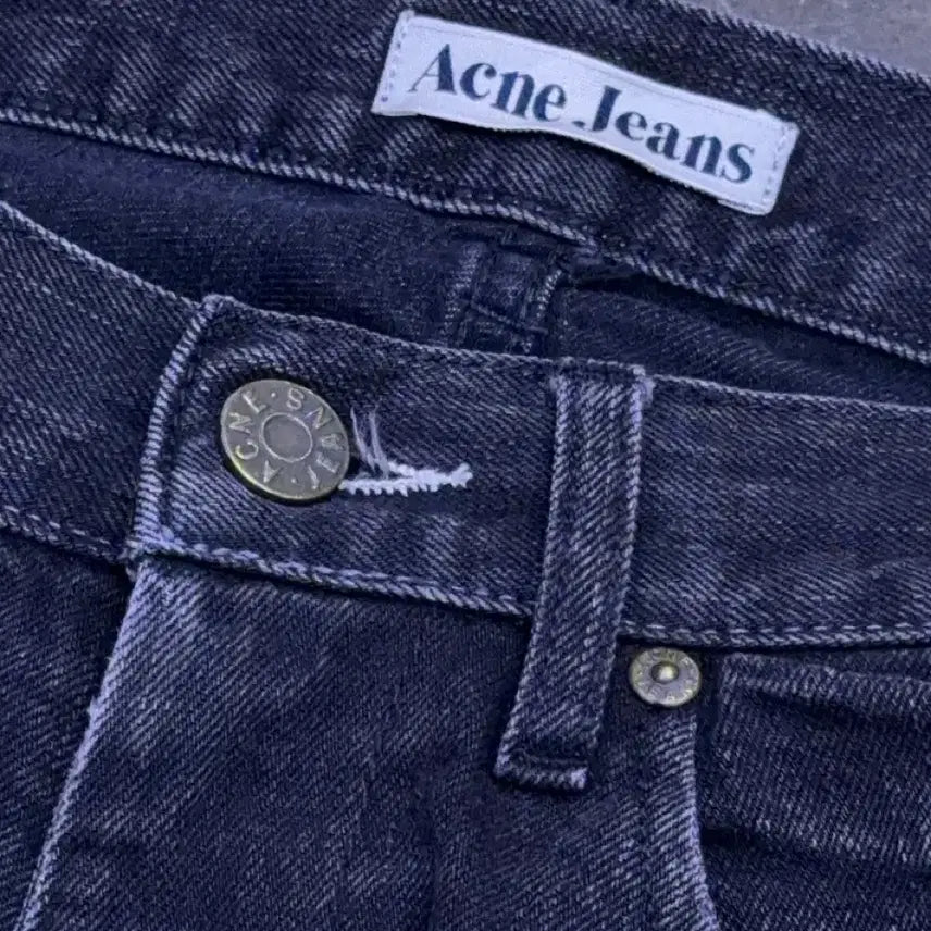 [BUNJANG] Acne Studios Denim Pants Straight Fit / 아크네 스튜디오 진 블랙 빈티지 워싱 데님팬츠 스트레이트핏 30