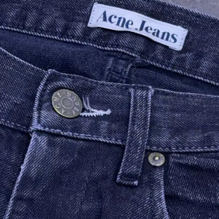 [BUNJANG] Acne Studios Denim Pants Straight Fit / 아크네 스튜디오 진 블랙 빈티지 워싱 데님팬츠 스트레이트핏 30