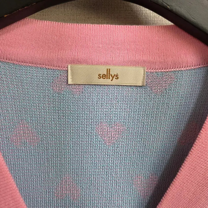 [BUNJANG] Sellys Heart Cardigan Sky Blue Women&