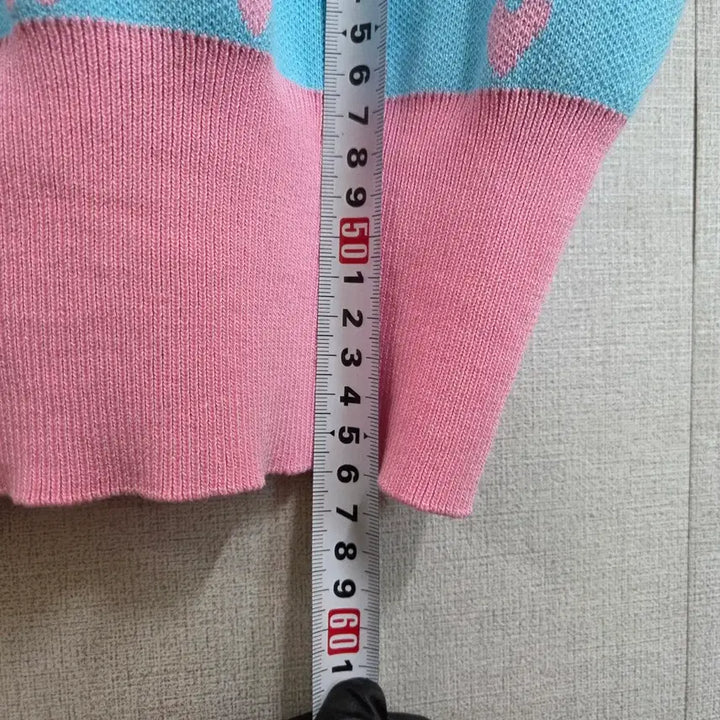 [BUNJANG] Sellys Heart Cardigan Sky Blue Women&
