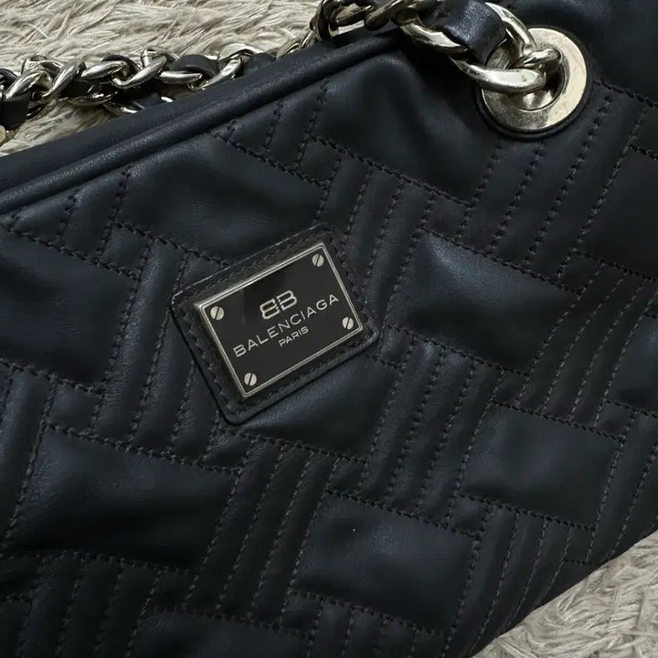 [BUNJANG] Balenciaga BB Quilted Chain Tote Bag / 발렌시아가 BB 퀼팅 체인 토트백 / 핸드백