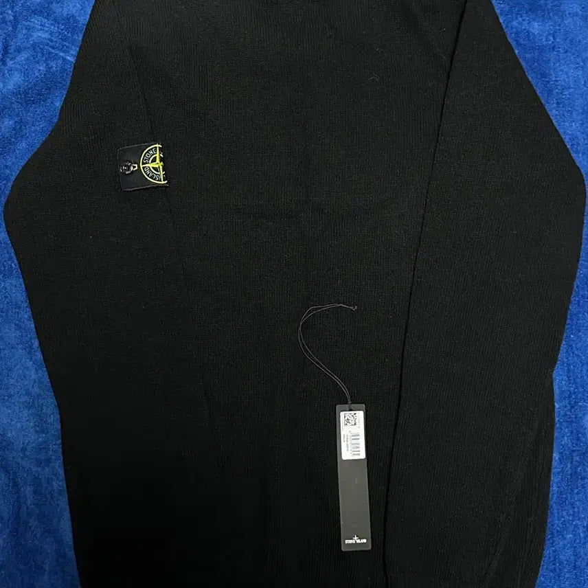 [BUNJANG] Stone Island Crew Neck Knit Sweater / (XL) 스톤 아일랜드 508A3 램스울 크루넥 니트 블랙 - 23FW