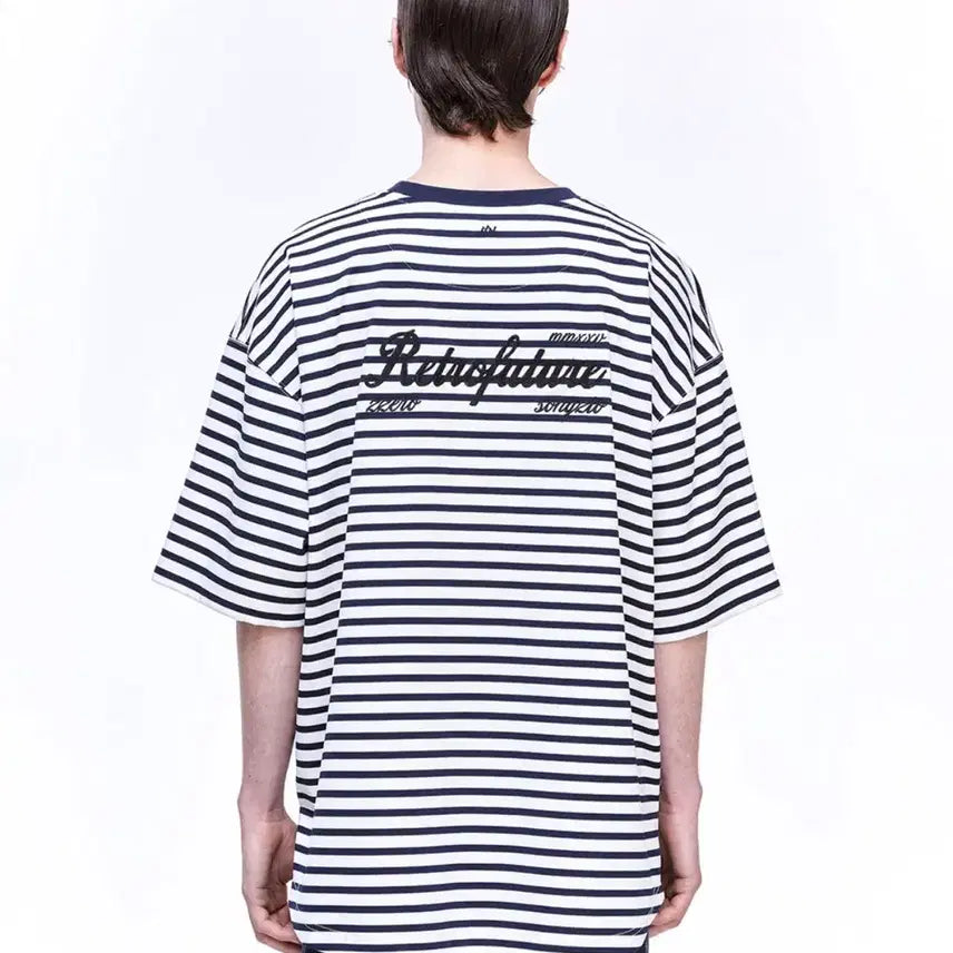 [SOLD OUT] 송지오 지제로 레트로 퓨처 티셔츠 네이비 - XS 사이즈