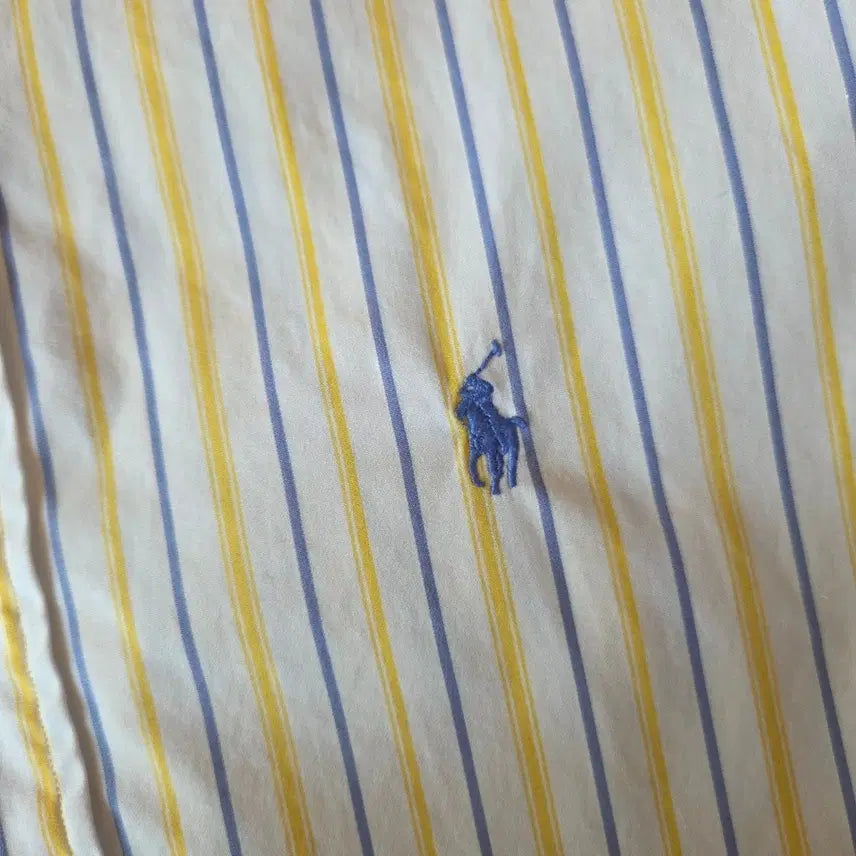 [BUNJANG] Polo Ralph Lauren Custom Fit Striped Short Sleeve Shirt / 폴로 랄프로렌 커스텀핏 스트라이프 반팔 셔츠