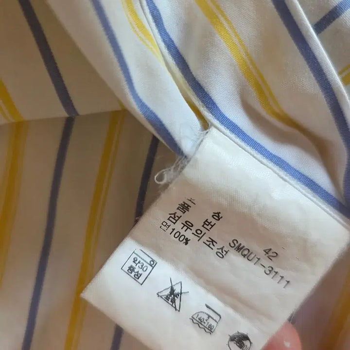 [BUNJANG] Polo Ralph Lauren Custom Fit Striped Short Sleeve Shirt / 폴로 랄프로렌 커스텀핏 스트라이프 반팔 셔츠