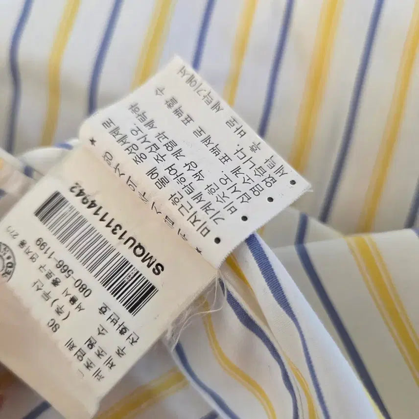 [BUNJANG] Polo Ralph Lauren Custom Fit Striped Short Sleeve Shirt / 폴로 랄프로렌 커스텀핏 스트라이프 반팔 셔츠