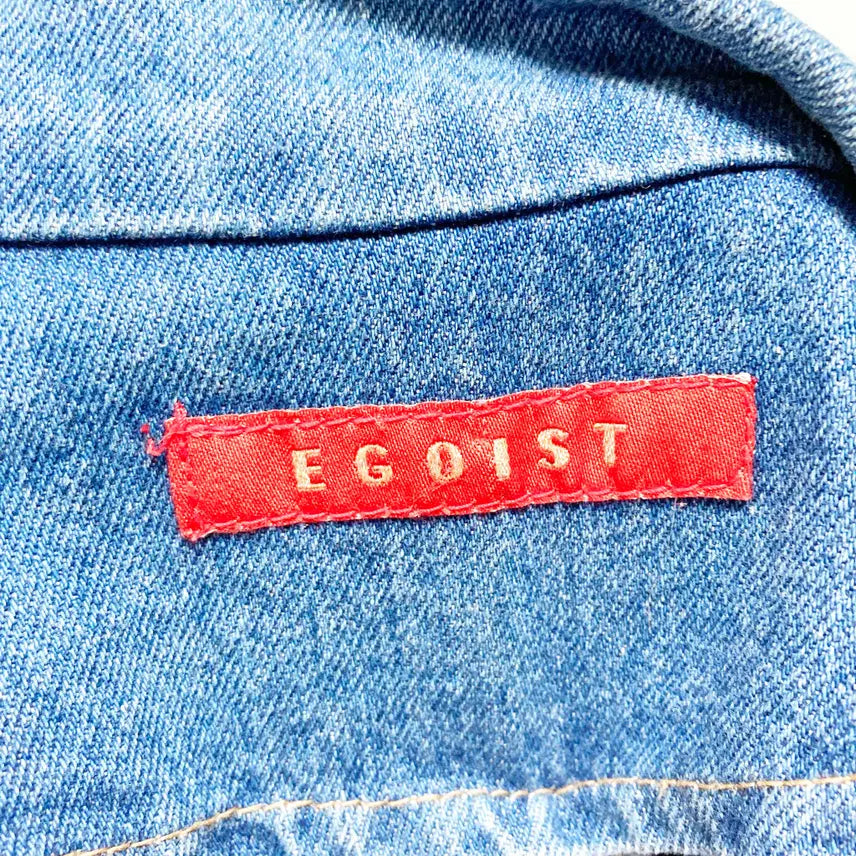 [BUNJANG] Egoist Denim Coat with Belt - FREE Size / 에고이스트 데님코트 벨트포함 상태최상 FREE 진스센스