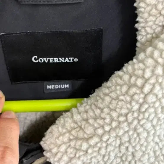 [BUNJANG] Covernat Shearling Coach Jacket / 커버낫 양털 코치자켓