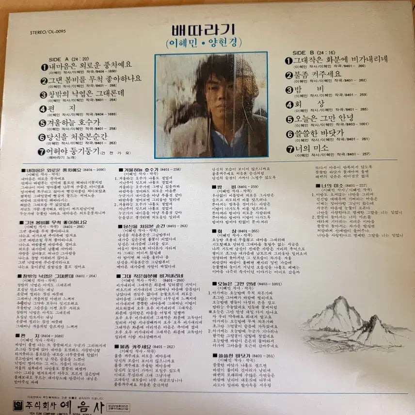 [BUNJANG] Baetaraegi Vol. 2 LP Record / 배따라기 2집 LP 판매합니다