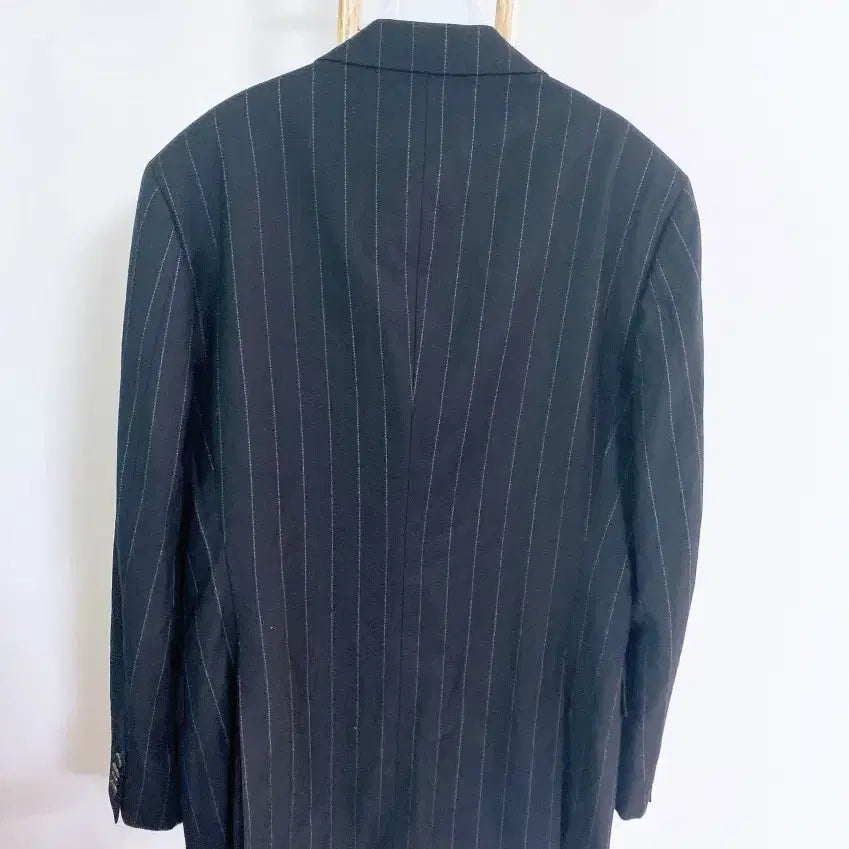 [BUNJANG] Time Homme Cashmere Striped Wool Blazer Jacket / 몽빈티지(48사이즈)타임옴므남자캐시미어스트라이프울블레이져자켓