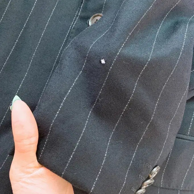 [BUNJANG] Time Homme Cashmere Striped Wool Blazer Jacket / 몽빈티지(48사이즈)타임옴므남자캐시미어스트라이프울블레이져자켓