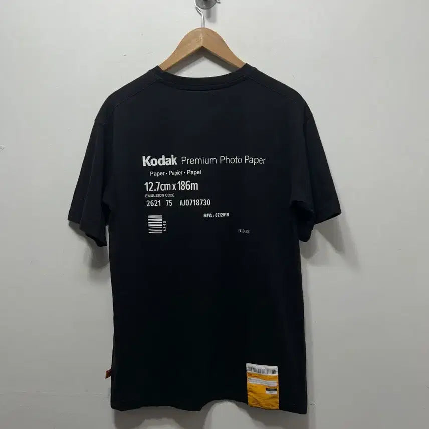[SOLD OUT] 코닥 블랙 반팔 티셔츠 M
