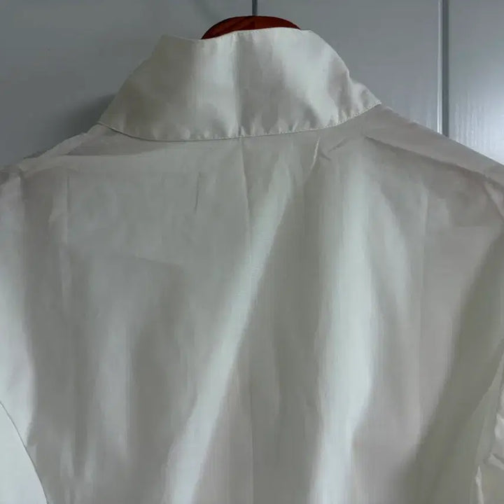 [BUNJANG] Vintage White Basic 3/4 Sleeve Blouse L / (일본 수입 빈티지)셔츠 화이트 정장 기본 베이직 7부 소매 블라우스 L