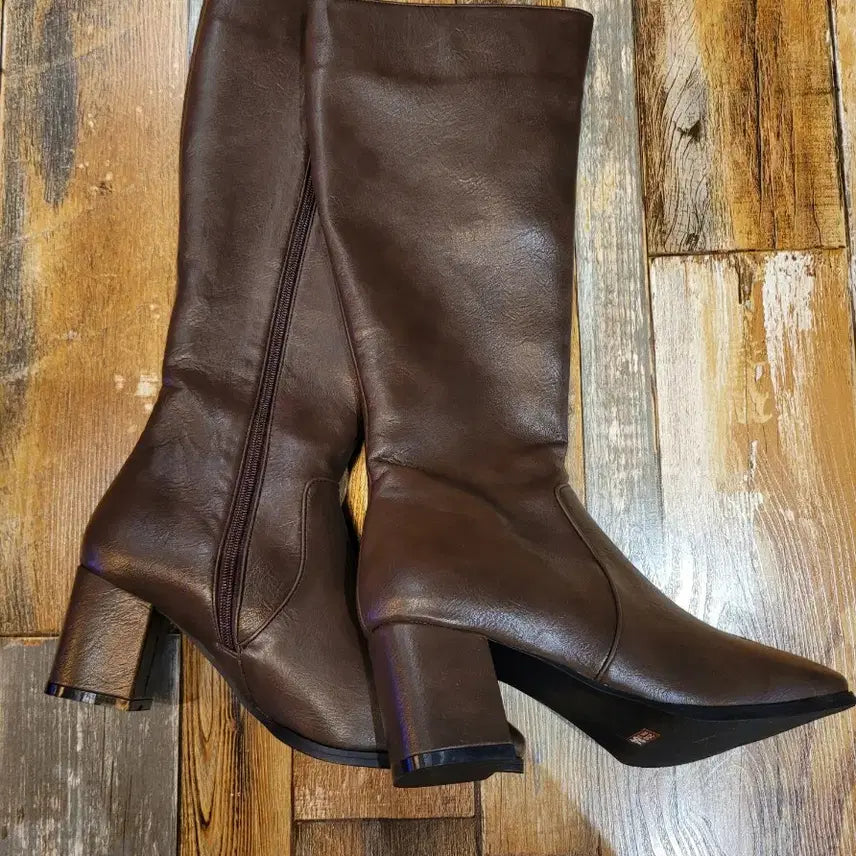 [SOLD OUT] 여성)웨스턴 사이드지퍼 롱부츠(새상품250m)