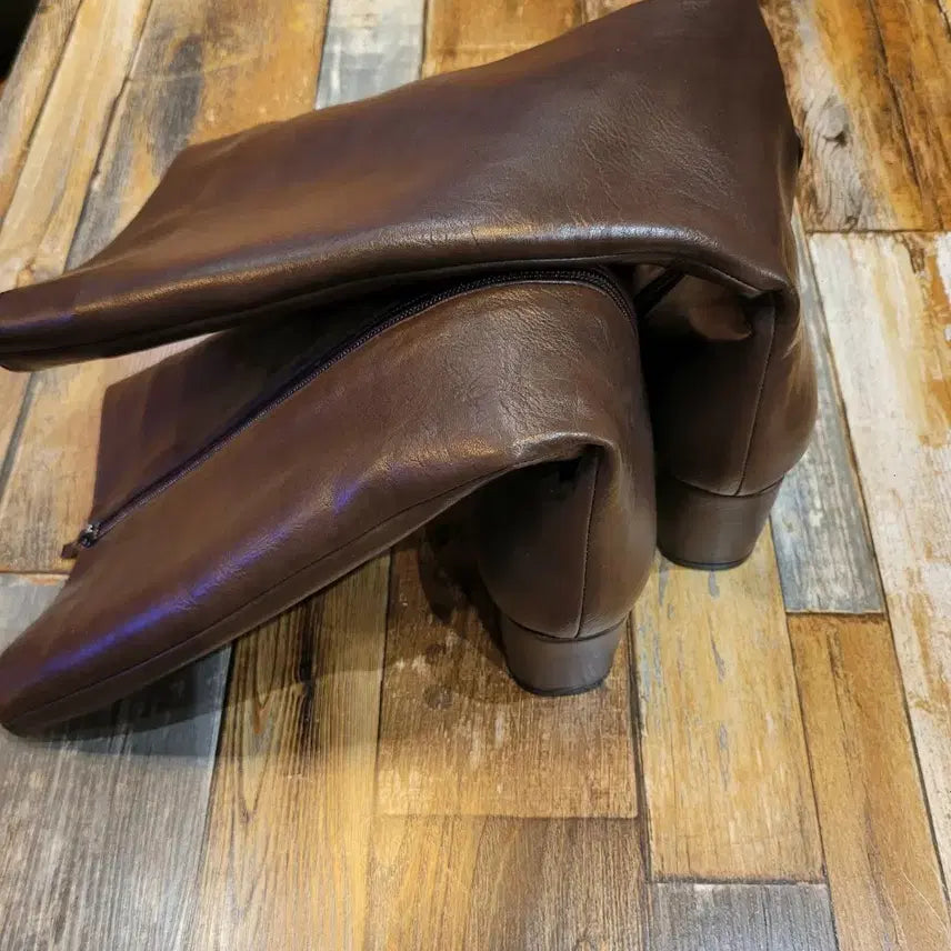 [SOLD OUT] 여성)웨스턴 사이드지퍼 롱부츠(새상품250m)