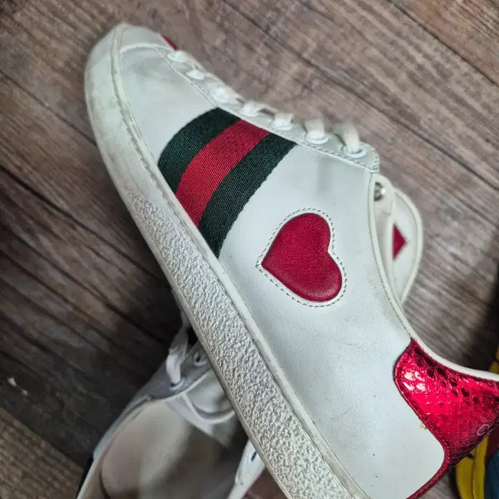 [BUNJANG] Gucci Heart Sneakers White Women&