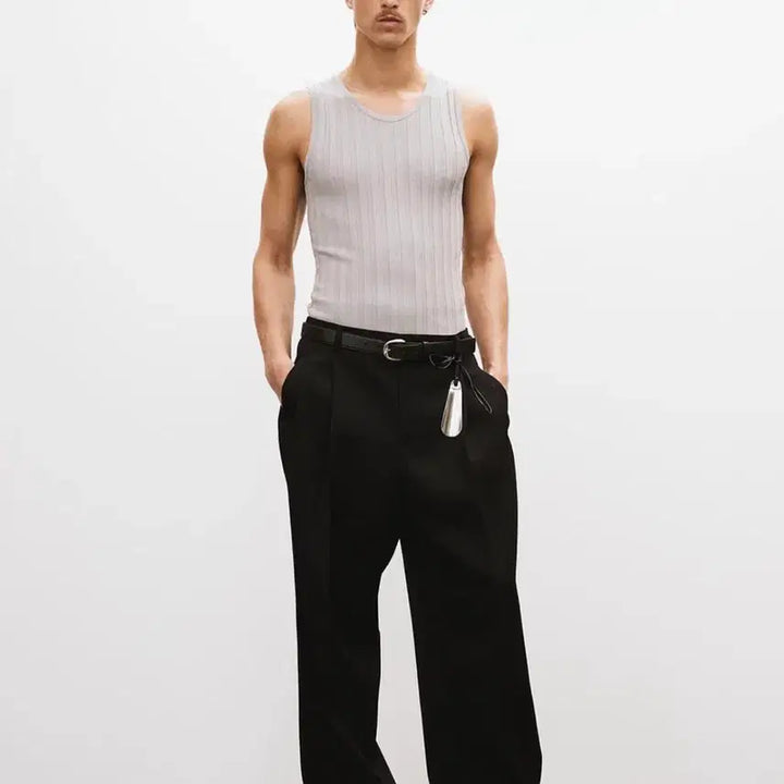 [SOLD OUT] [M] 25SS 렉토 더블 플리츠 와이드 팬츠