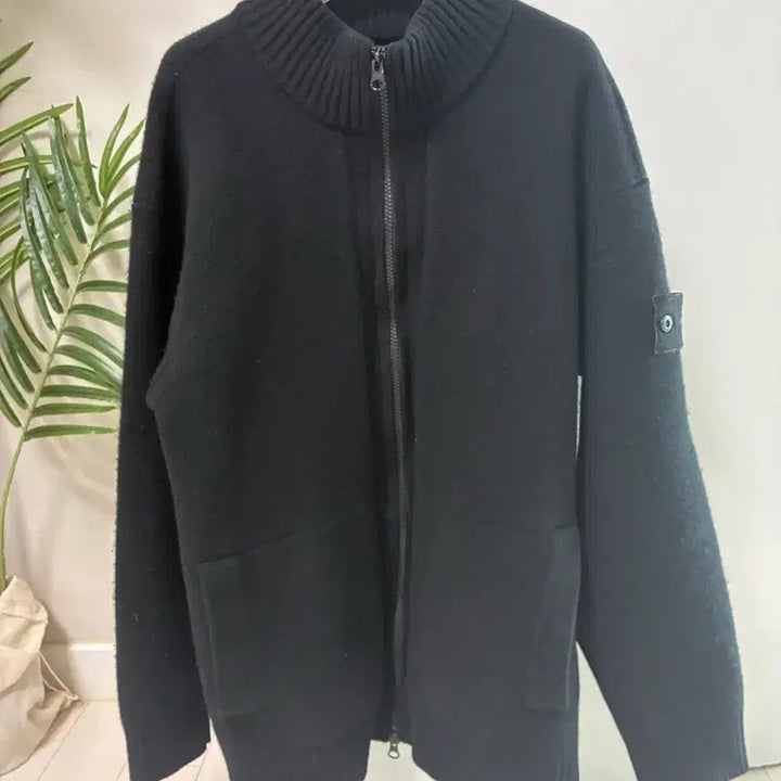 [BUNJANG] Stone Island Ghost Piece Knit Zip-up / 스톤아일랜드 고스트피스 니트 집업