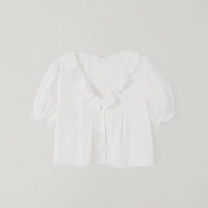 [BUNJANG] Tanat Wave Shirred Blouse / 타낫 웨이브 셔링 블라우스