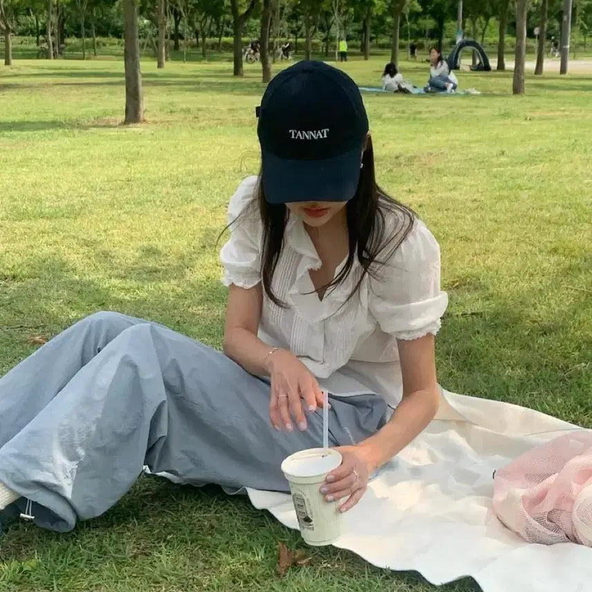[BUNJANG] Tanat Wave Shirred Blouse / 타낫 웨이브 셔링 블라우스