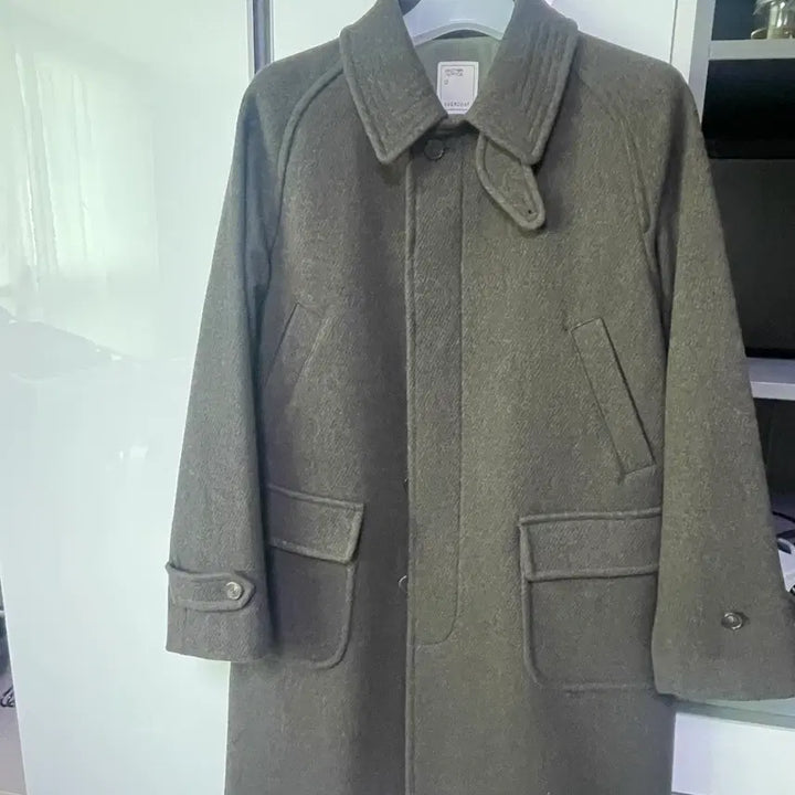 [SOLD OUT] [2]어나더오피스 Voyager Balmacaan Coat 헤더브라운
