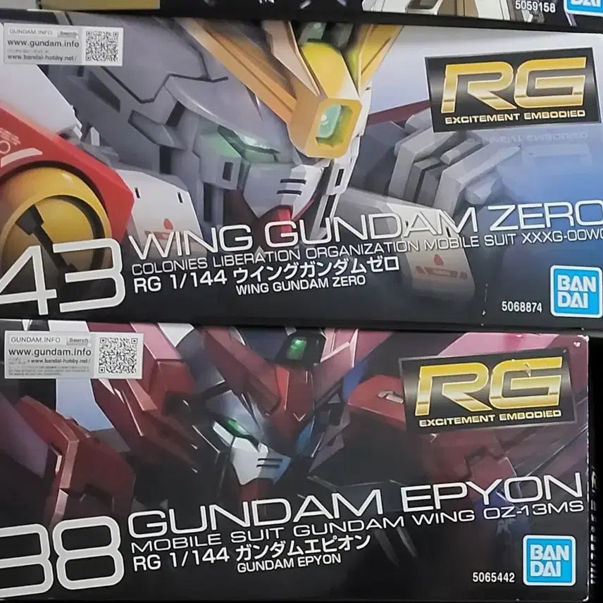[SOLD OUT] RG 윙건담 제로+RG 에피온 프라모델