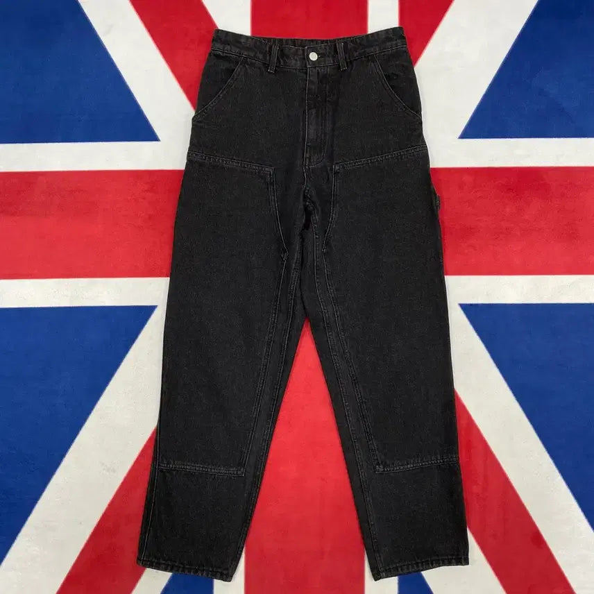 [BUNJANG] Outstanding Double Knee Black Denim Pants 30 / 아웃스탠딩 더블니 흑청데님팬츠 30