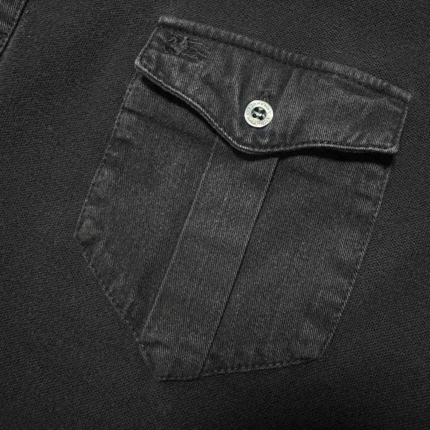 [SOLD OUT] 버버리 런던 남성 밀리터리  포켓 폴로 셔츠 (블랙)