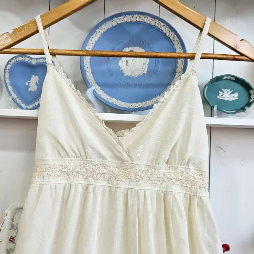 [BUNJANG] INGNI Lace Tiered Long Dress / 잉그니(INGNI) 레이스 티어드 롱원피스