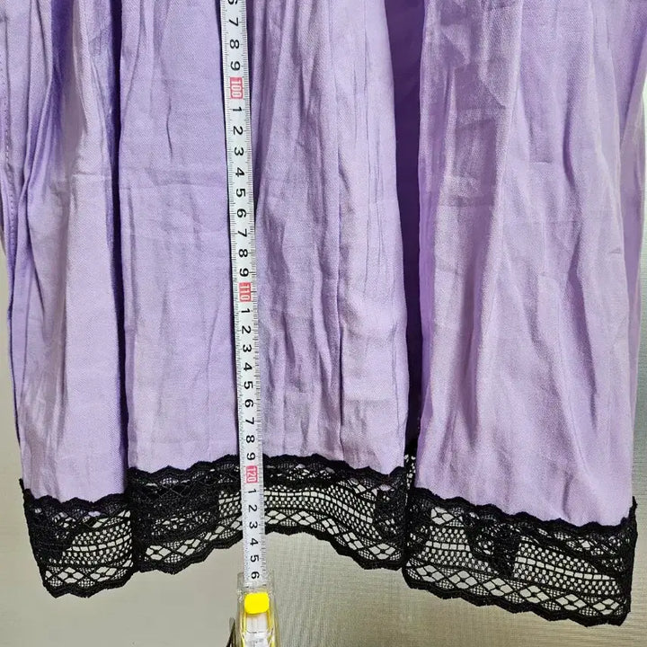 [BUNJANG] FRANCO Lavender Lace Long Dress / FRANCO 레이스 롱 원피스 라벤더