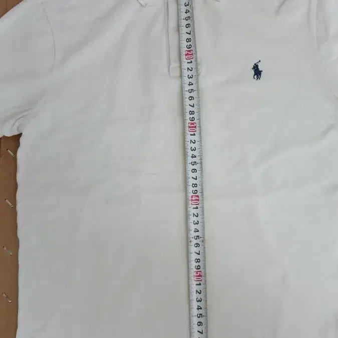 [SOLD OUT] 폴로 랄프로렌 화이트 반팔 카라티 M