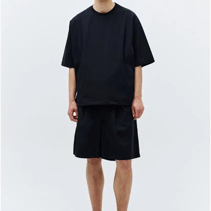 [SOLD OUT] 지오송지오 볼륨 돌먼 티셔츠 블랙 - 95 사이즈