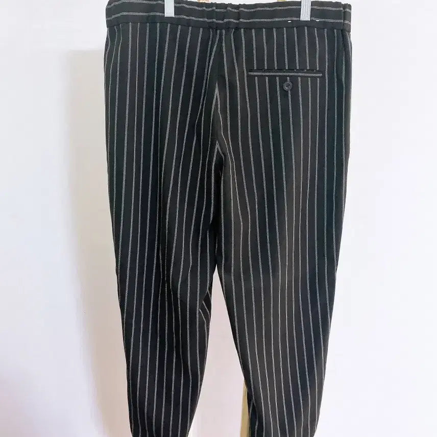 [SOLD OUT] 몽빈티지(31인치)유니클로남자스트라이프뒷밴딩슬렉스조거팬츠