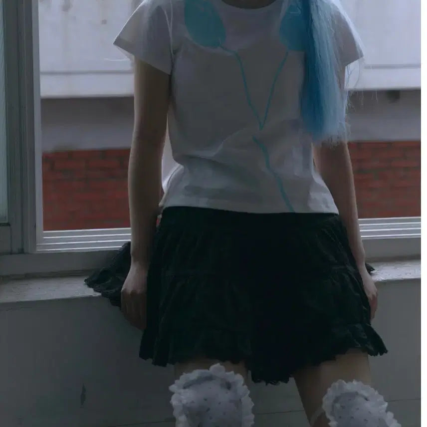 [BUNJANG] OSHigh Eyelet Lace Skirt / oshigh 오스하이 아일렛 레이스 스커트