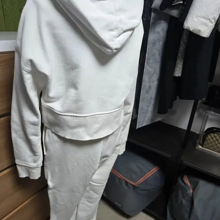 [BUNJANG] Adidas White Training Set S / 아디다스 흰색 트레이닝 세트 S