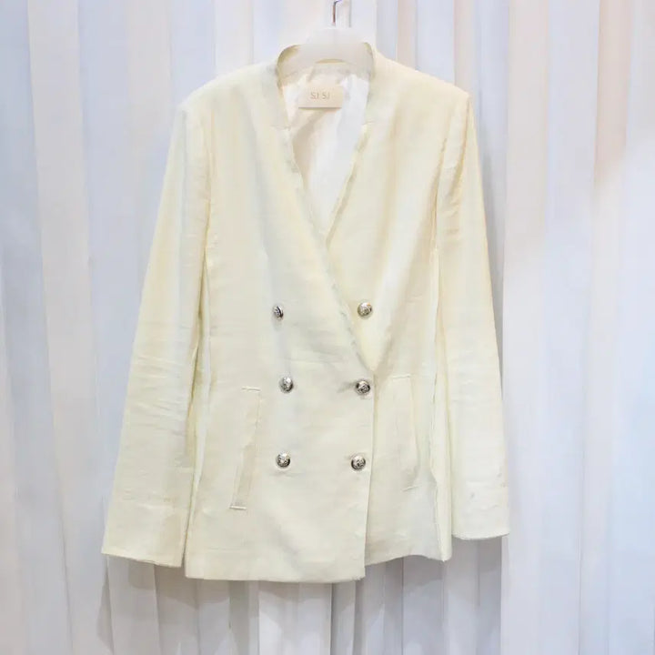 [SOLD OUT] S 한섬 SJSJ 레이온 마혼방 자켓 b781