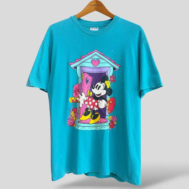 [BUNJANG] Hanes Disney Minnie Mouse Vintage T-shirt / (L)90s Hanes 디즈니 미니마우스 빈티지 반팔티셔츠
